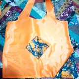 Foldable Shopping Bag — Peach