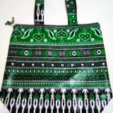 Kitenge Shopping Tote — Emerald