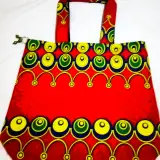 Kitenge Shopping Tote — Sunrise